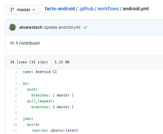 GitHub Actions Android